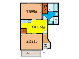 シャン・ﾄﾞ・フル－ルの物件間取画像